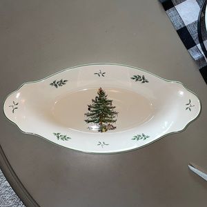 Spode Christmas Tree Serving Dish